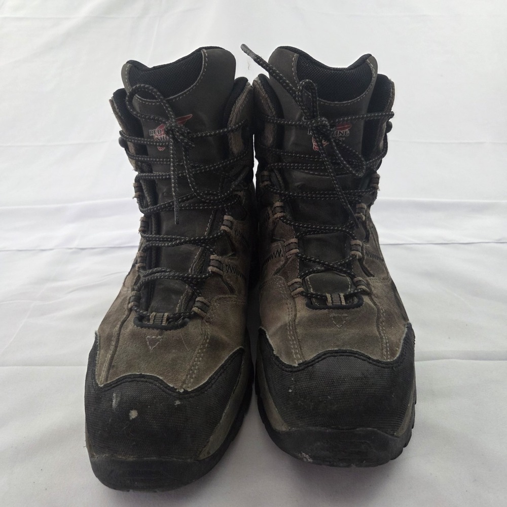Red Wing 6670 TruHiker Boots Mens 10.5 Steel Toe Waterproof EH Work NO INSOLES - Picture 5 of 11